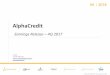 AlphaCredit · 2018. 4. 23. · Factoring loans 2.6% Leasing loans 1.1% PDL - Mexico 81.7% PDL - Colombia 7.8% ACH loans 3.8% Gross portfolio: MXN$6,083 mm Source: Alpha Holding’s