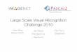 Large Scale Visual Recognition Challenge 20100.9 1 Training time in CPU hour Flat cost with 5 predictions UCI Hardest categories • Logwood, 0.92 • China tree, 0.92 • Red beech,