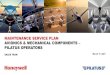MAINTENANCE SERVICE PLAN AVIONICS & MECHANICAL COMPONENTS – PILATUS OPERATORS · 2021. 2. 14. · g500, g550, gv, giv, g650. msp mechanical components business aviation example