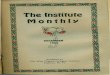 The Institute Monthl!l - West Virginia State Universitylibrary.wvstateu.edu/archives/college_publications/... · 2017. 11. 14. · J. FRANK MARSH, Secrctary Charleston THE ADVISORY