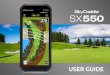 USER GUIDE - SkyGolf · 2021. 3. 26. · Scoring System: Option for Stroke or stableford. Handicap: Enter your Handicap here so that your scoring is correctly tracked to your handicap