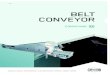BELT CONVEYOR - Cimbria · 2021. 8. 19. · The belt conveyor is as standard supplied in galvanized execution. MEETING DEMANDS AND EXPECTATIONS The Cimbria belt conveyors are ideal