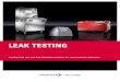 LEAK TESTING - Intercovamex · Pfeiffer Vacuum Pfeiffer Vacuum is one of the world´s leading providers of vacuum and testing solutions with over 50 years of leak detec-tion experience