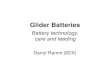 Glider Batteries - Pacific Soaring...12 Ah AGM Battery Panasonic 12120 12 V 12 Ah AGM Battery, 1.3 A (0.11 CA) Discharge S/N: 04052A Date Code: YE10B Mfg Date: Febuary 2005 10.5 11.0
