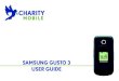 Samsung Gusto 3 User Guide - Charity Mobile · 2018. 3. 12. · disclaimer of warranties; exclusion of liability except as set forth in the express warranty contained on the warranty