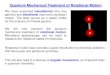 Quantum Mechanical Treatment of Rotational Motion 10 Rigid... · 2018. 8. 8. · Quantum Mechanical Treatment of Rotational Motion We have examined translational (the free particle)