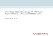 Veritas NetBackup Virtual Appliance Documentation