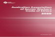 Australian Association of Social Workers Code of Ethics 2020