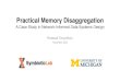 Practical Memory Disaggregation