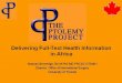 The Ptolemy Project: Delivering Full Text Health 
