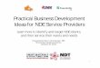 Practical Business Development Ideas for NDE Service Providers