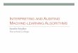 INTERPRETING AND AUDITING MACHINE LEARNING ALGORITHMS