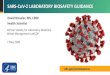 SARS-CoV-2 LABORATORY BIOSAFETY GUIDANCE