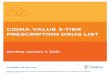 CIGNA VALUE 3-TIER PRESCRIPTION DRUG LIST