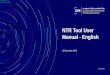 NTR Tool User Manual - English