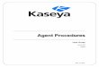 AAggeenntt PPrroocceedduurreess - Kaseya R95 Documentation 