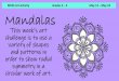 MVES Art Activity Grades 2 5 May 12 May 18 Mandalas