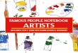 Famous People Notebook: Artists