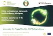 Policy and regulatory framework for Clean Energy Mini 