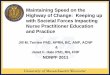 Maintaining Speed on the Highway of Change: Keeping up 