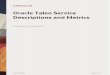 Oracle Taleo Service Descriptions and Metrics