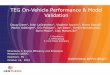 TEG On-Vehicle Performance & Model Validation