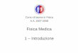 Fisica Medica 1 – Introduzione