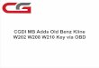 CGDI MB Adds Old Benz Kline W202 W208 W210 Key via OBD