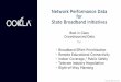 Network Performance Data for State Broadband Initiatives