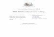 2020 2021 Secondary Course Catalog