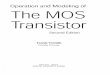 Operation and Modeling of The MOS Transistor