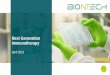 Next Generation Immunotherapy - BioNTech