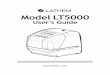 LT5000 Manual Print - Lathem