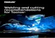 Welding and cutting recommendations for Toolox
