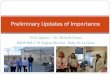 Preliminary Updates of Importance - tamuk.edu