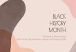 BLACK HISTORY MONTH -