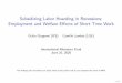 Subsidizing Labor Hoarding in Recessions: Employment and 