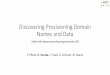 Discovering Provisioning Domain Names and Data