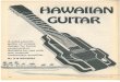 HAWAIIAN A solid electric guitar of unique design for home 