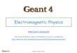 Electromagnetic Physics - ge.infn.it