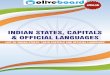 Indian States, Capitals & Official Languages