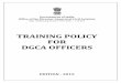TRAINING POLICY FOR DGCA OFFICERS - 164.100.60.133