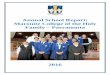 Annual School Report: Maronite College of the Holy Family 