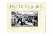 The 13 Colonies - Plain Local School District