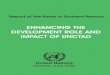 ENHANCING THE DEVELOPMENT ROLE AND IMPACT OF UNCTAD