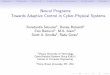 Neural Programs: Towards Adaptive Control in Cyber 