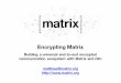 2017-02-03.1 FOSDEM - Encrypting Matrix