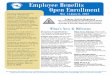 Employee Benefits Open Enrollment