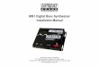 MB1 Digital Bass Synthesizer Installation Manual