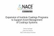 Expansion of Institute Coatings Programs to Support Asset 